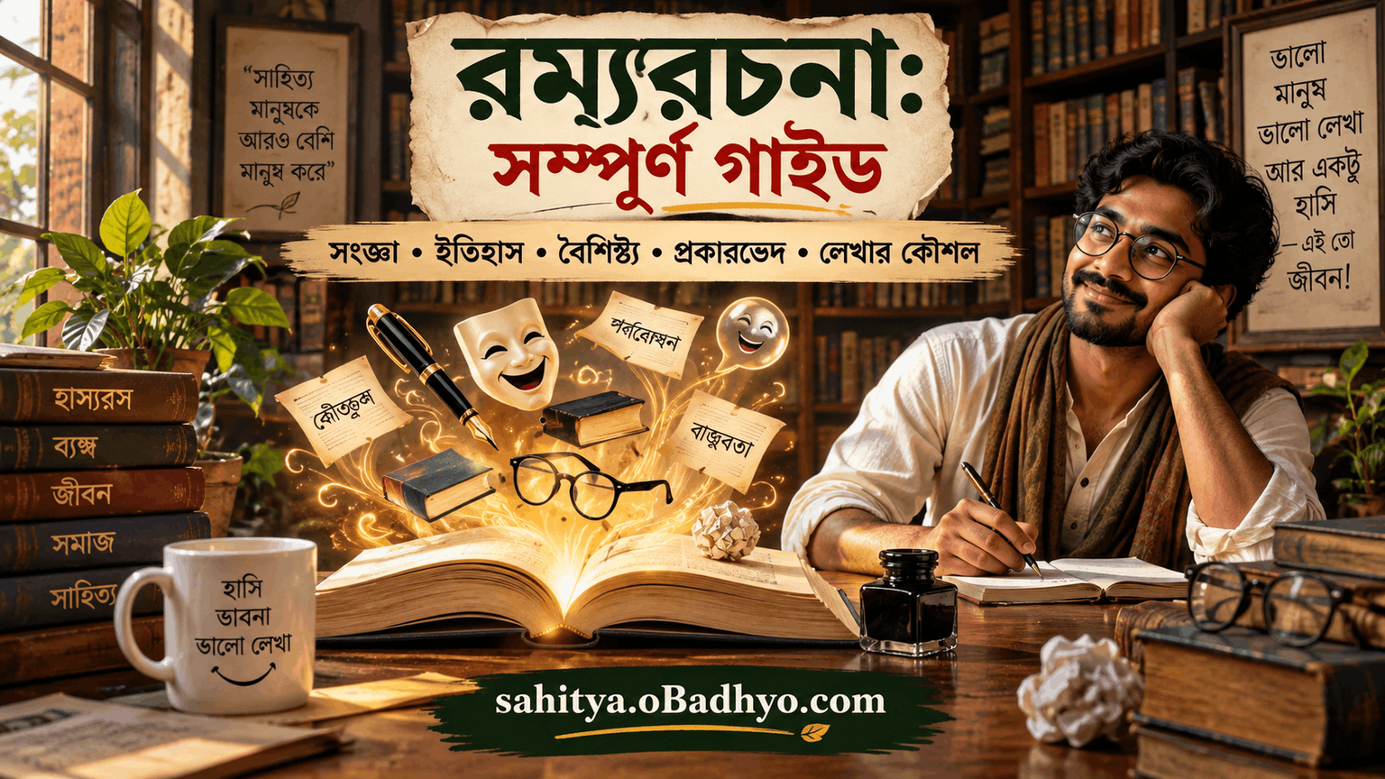 রম্যরচনা কী? সংজ্ঞা, ইতিহাস, বৈশিষ্ট্য, প্রকারভেদ ও লেখার নিয়ম | সম্পূর্ণ গাইড